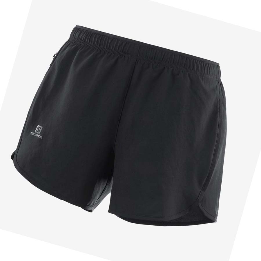 Bermudas Salomon AGILE Mujer Negros | MX 2358JPQ